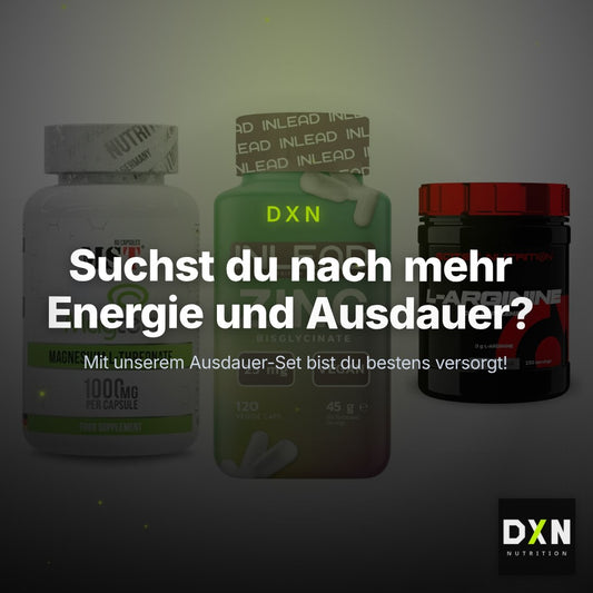 Ausdauer-Set: MST Magnesium + INLEAD Zink + Scitec Arginin – Clean Showcase Plus