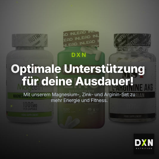 Ausdauer-Set: MST Magnesium + INLEAD Zink + MST Arginin AAKG – Clean Showcase Plus