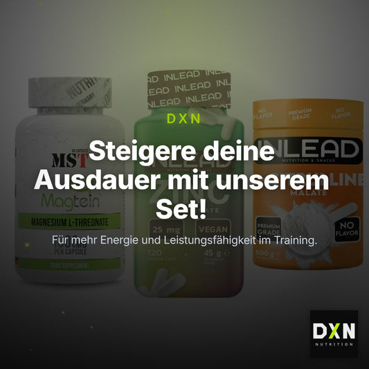 Ausdauer-Set: MST Magnesium + INLEAD Zink + INLEAD L-Citrull – Clean Showcase Plus