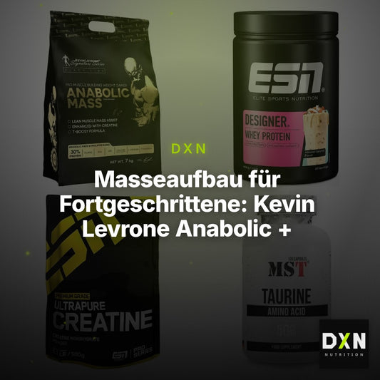Masseaufbau für Fortgeschrittene: Kevin Levrone Anabolic + 3 weitere – Clean Showcase Plus