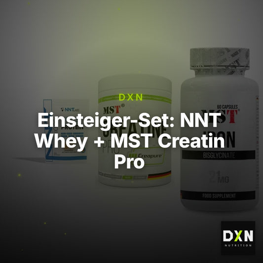 Einsteiger-Set: NNT Whey + MST Creatin Pro + MST Iron Bisglyc – Clean Showcase Plus