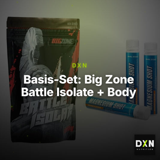 Basis-Set: Big Zone Battle Isolate + Body Attack Magnesium Shots – Clean Showcase Plus