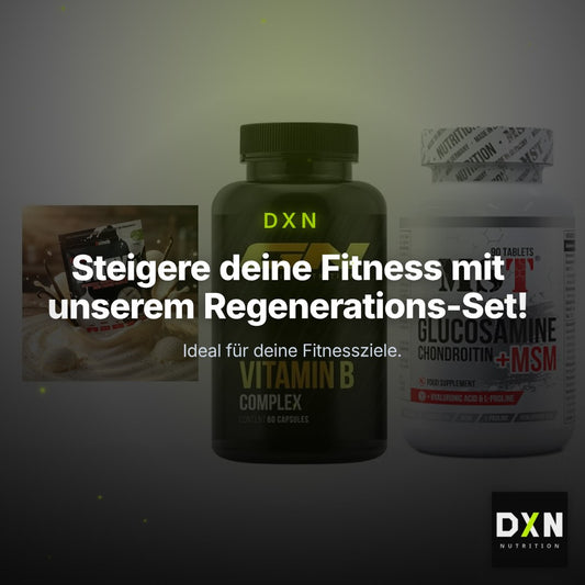 Regenerations-Set: Sinob Honest + GN Vitamin + MST Glucosamine – Clean Showcase Plus