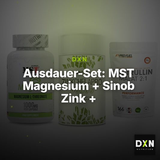 Ausdauer-Set: MST Magnesium + Sinob Zink + ProFuel L-Citrul – Clean Showcase Plus
