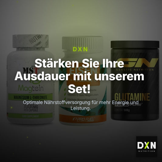 Ausdauer-Set: MST Magnesium + ProFuel EISEN + GN Nano Pure – Clean Showcase Plus