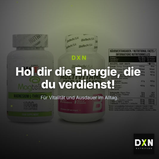 Ausdauer-Set: MST Magnesium + BioTech Multivit + MST BCAA Zero – Clean Showcase Plus