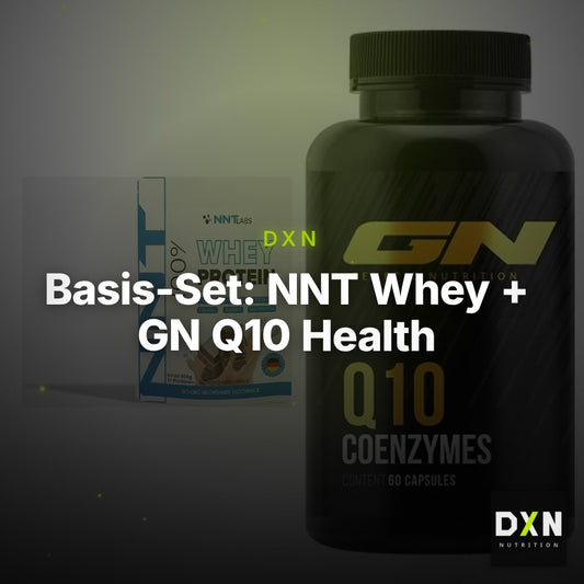 Basis-Set: NNT Whey + GN Q10 Health Line – Clean Showcase Plus