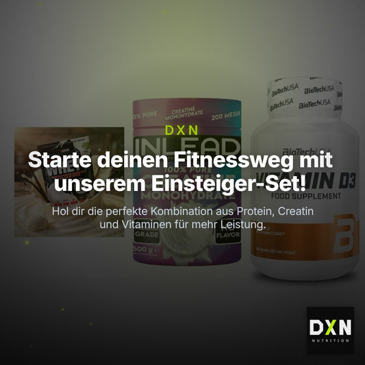 Einsteiger-Set: Sinob Honest + INLEAD Creatine + BioTech Vitamin – Clean Showcase Plus