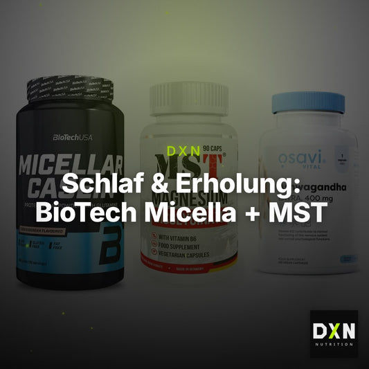 Schlaf & Erholung: BioTech Micella + MST Magnesium + Osavi Ashwagand – Clean Showcase Plus