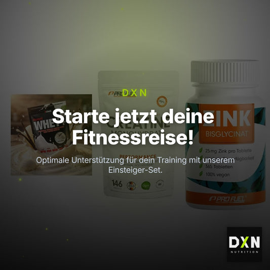 Einsteiger-Set: Sinob Honest + ProFuel Creatine + ProFuel Zink – Clean Showcase Plus