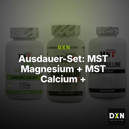 Ausdauer-Set: MST Magnesium + MST Calcium + MST Citrulline – Clean Showcase Plus