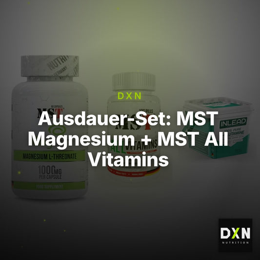 Ausdauer-Set: MST Magnesium + MST All Vitamins + INLEAD L-Glutami – Clean Showcase Plus