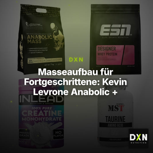 Masseaufbau für Fortgeschrittene: Kevin Levrone Anabolic + 3 weitere – Clean Showcase Plus