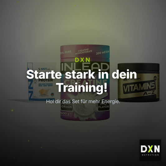 Einsteiger-Set: NNT Whey + INLEAD Creatine + Peak Vitamin A-Z – Clean Showcase Plus