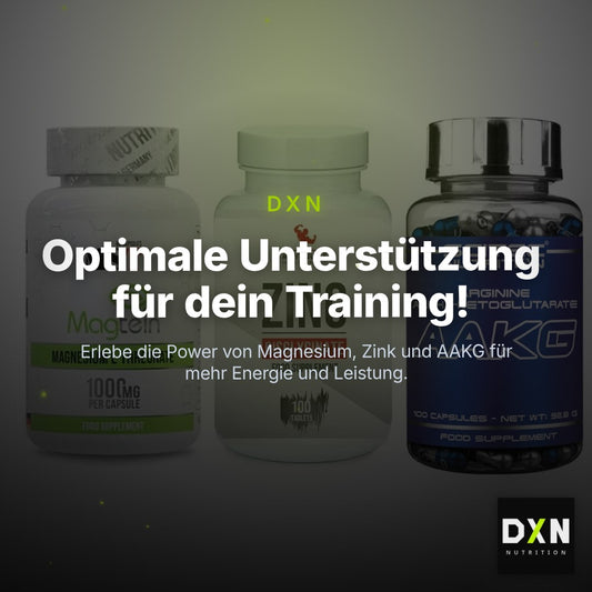 Ausdauer-Set: MST Magnesium + #GYMJUICE ZINC + Scitec AAKG – Clean Showcase Plus