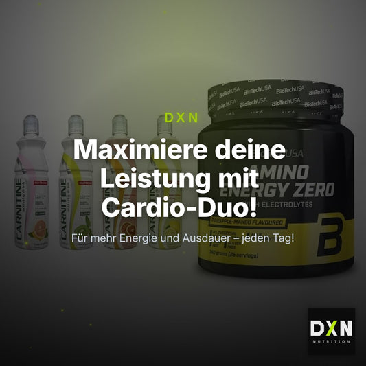 Cardio-Duo: Nutrend Activity + BioTech Amino Energy Zero – Clean Showcase Plus