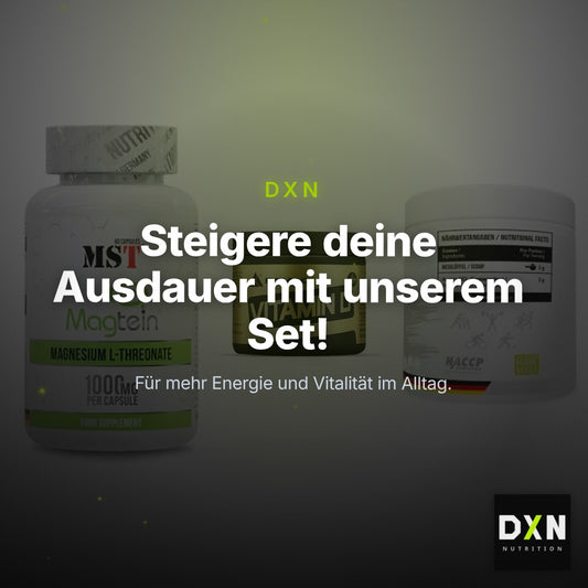 Ausdauer-Set: MST Magnesium + Peak Vitamin D + MST Arginine HCL – Clean Showcase Plus