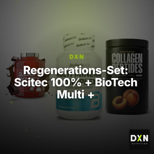 Regenerations-Set: Scitec 100% + BioTech Multi + Big Zone – Clean Showcase Plus