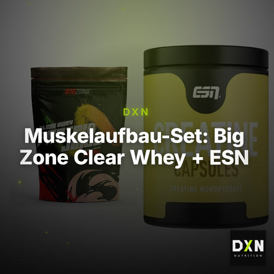 Muskelaufbau-Set: Big Zone Clear Whey + ESN Ultrapure Creatine – Clean Showcase Plus