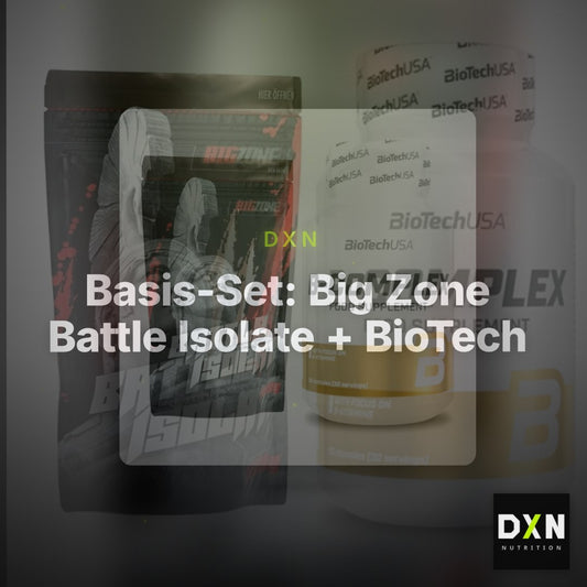 Basis-Set: Big Zone Battle Isolate + BioTech B Complex 60 Tabl. – Clean Showcase Plus
