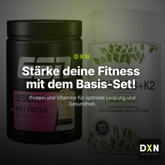Basis-Set: ESN Designer Whey + Sinob Vitamin D3 + K2 – Clean Showcase Plus