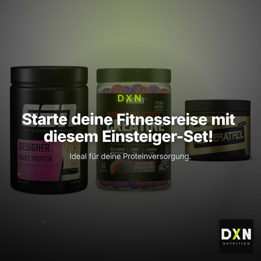 Einsteiger-Set: ESN Designer + Weider Micronize + Peak Resveratrol – Clean Showcase Plus