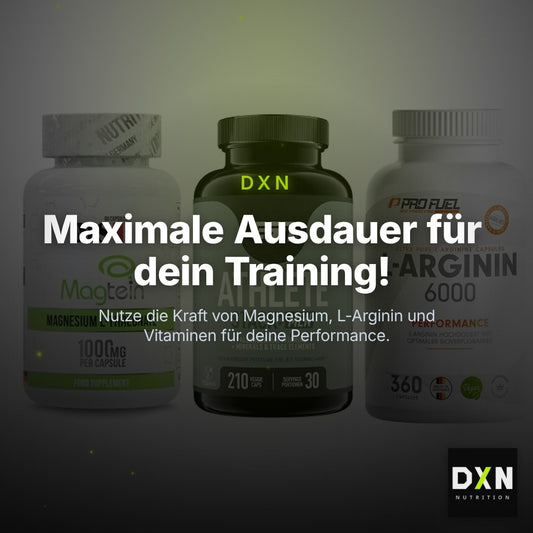 Ausdauer-Set: MST Magnesium + ESN Athlete + ProFuel L-Argini – Clean Showcase Plus