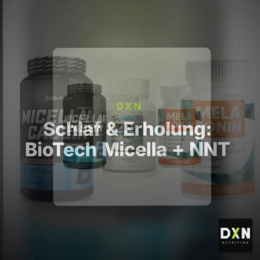 Schlaf & Erholung: BioTech Micella + NNT Zink 50mg + ProFuel Melaton – Clean Showcase Plus