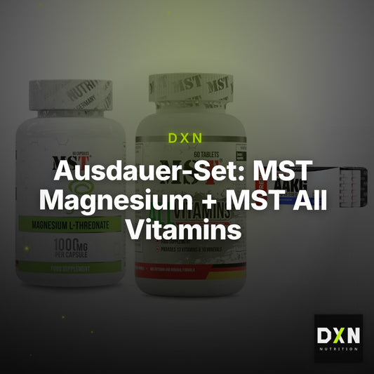 Ausdauer-Set: MST Magnesium + MST All Vitamins + Nutrend AAKG – Clean Showcase Plus