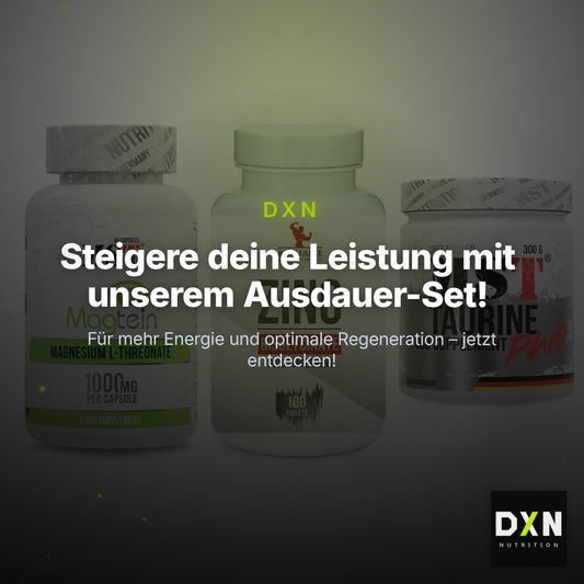 Ausdauer-Set: MST Magnesium + #GYMJUICE ZINC + MST Taurine – Clean Showcase Plus