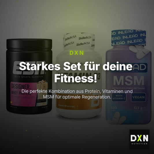 Regenerations-Set: ESN Designer + BioTech Vitamin + INLEAD MSM – Clean Showcase Plus