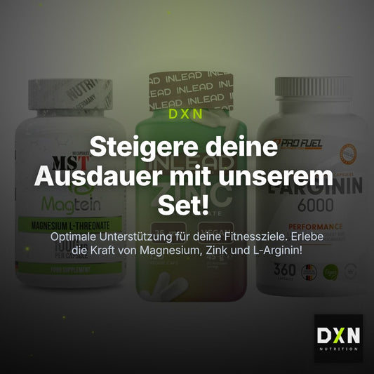 Ausdauer-Set: MST Magnesium + INLEAD Zink + ProFuel L-Argini – Clean Showcase Plus