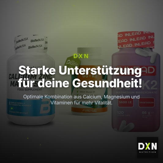 Calcium, Vitamin D & Magnesium: BioTech Calcium Zinc + 2 weitere – Clean Showcase Plus