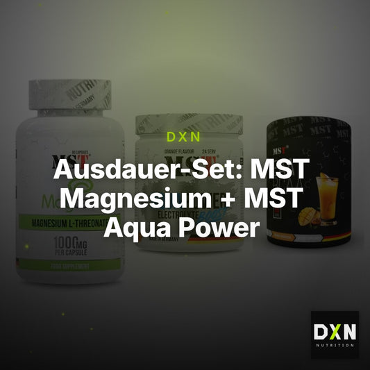 Ausdauer-Set: MST Magnesium + MST Aqua Power + MST EAA & BCAA – Clean Showcase Plus