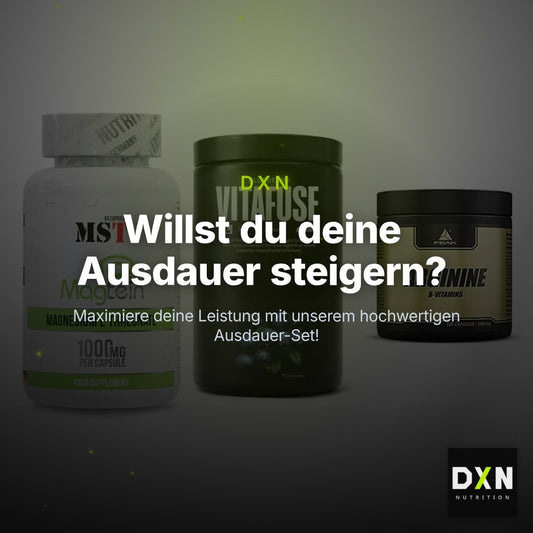 Ausdauer-Set: MST Magnesium + Big Zone Vitafus + Peak Arginin – Clean Showcase Plus