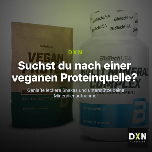 Basis-Set: BioTech Vegan Protein + BioTech Multi Mineral Complex 100 – Clean Showcase Plus