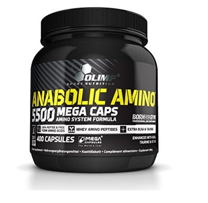 Ausdauer-Set: MST Magnesium + ESN Vitamin D3 + Olimp Anabolic – Olimp Anabolic Amino 5500 Mega Caps - 400 Kapsel
