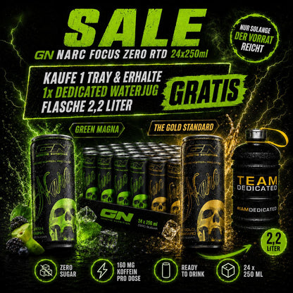 GN Narc Focus Zero RTD 24x250ml