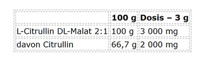 Nutrend Citrulline Malat 300g