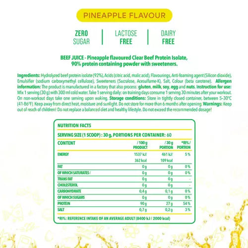 Nanosupps Beef Juice 1800g
