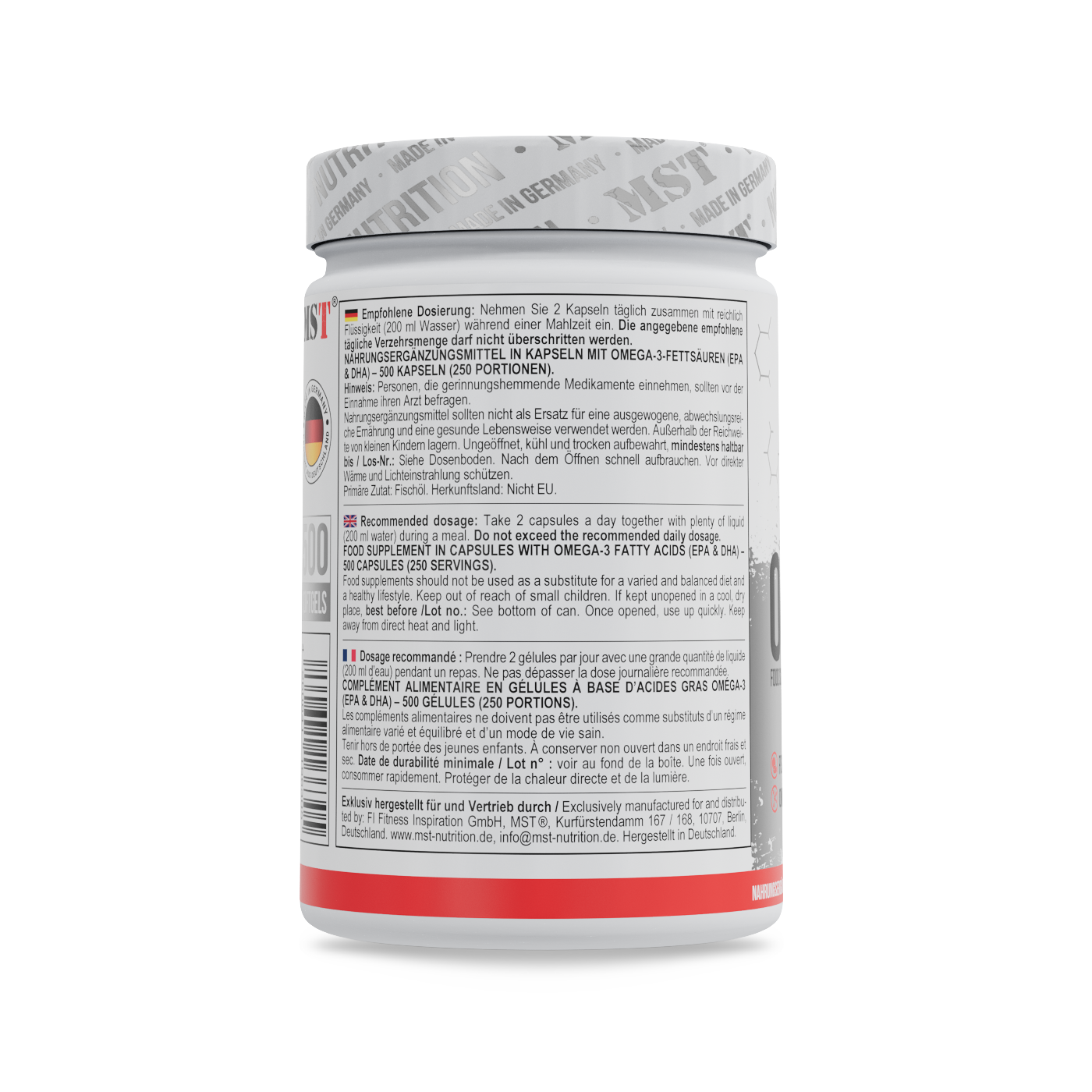 MST - Omega 3 Selected 500 Kapseln