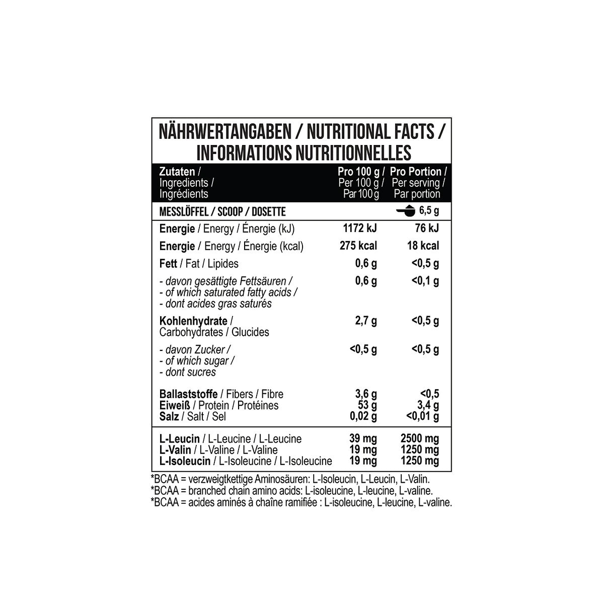 MST - BCAA Zero 300g