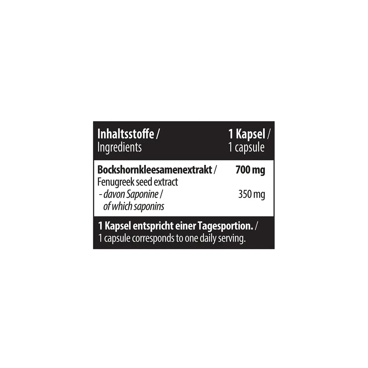MST - Fenugreek 60 Kapseln