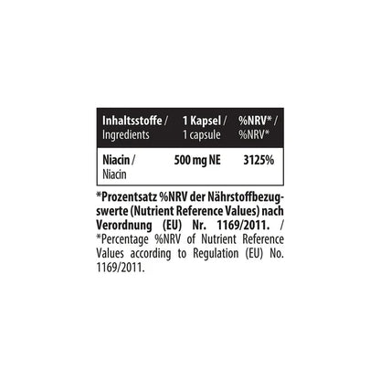 MST - Niacin 60 Kapseln
