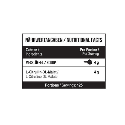MST - Citrulline Malat 500g Unflavored