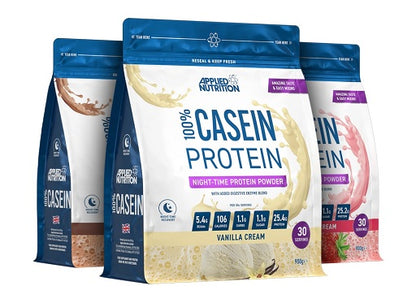 Protein-Frühstücks-Set: Scitec Protein + Applied Nutrition – Applied Nutrition 100% Casein 900g (Chocolate)