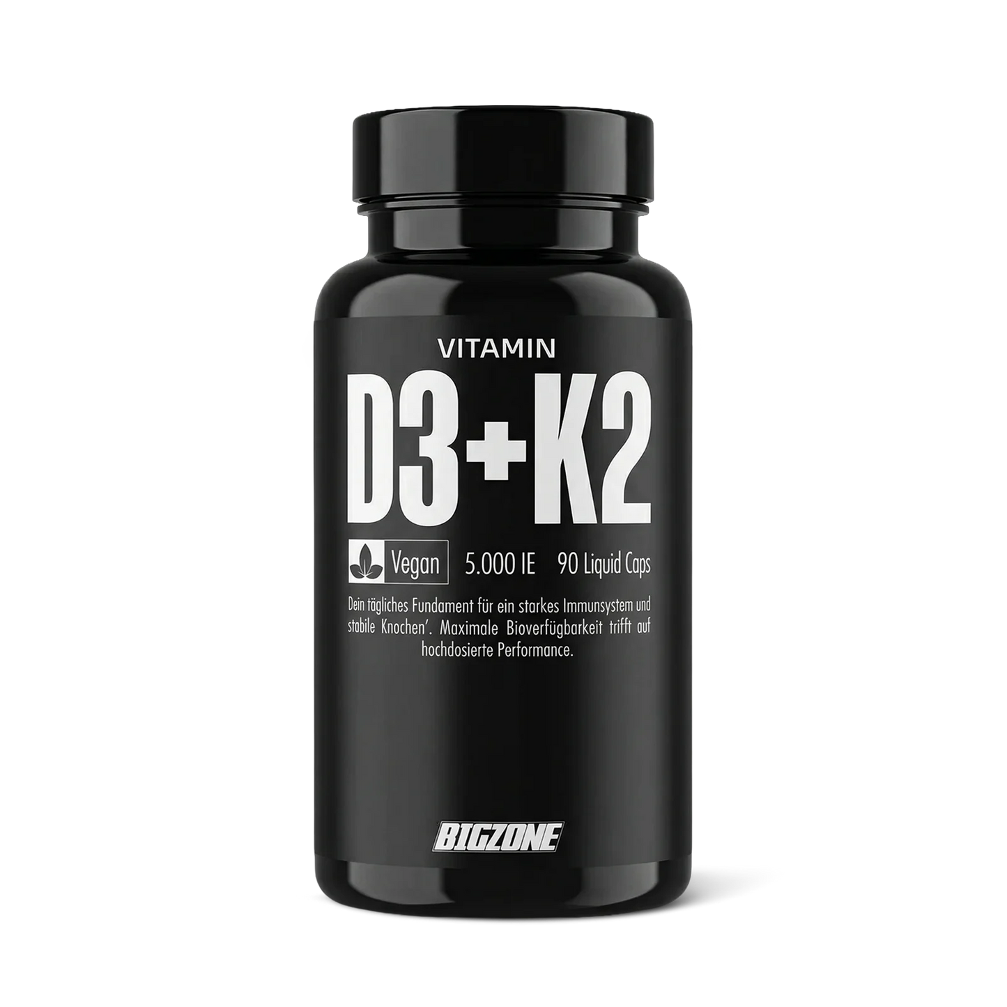 Big Zone Vitamin D3 + K2 90 Kapseln