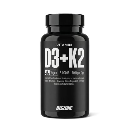 Big Zone Vitamin D3 + K2 90 Kapseln
