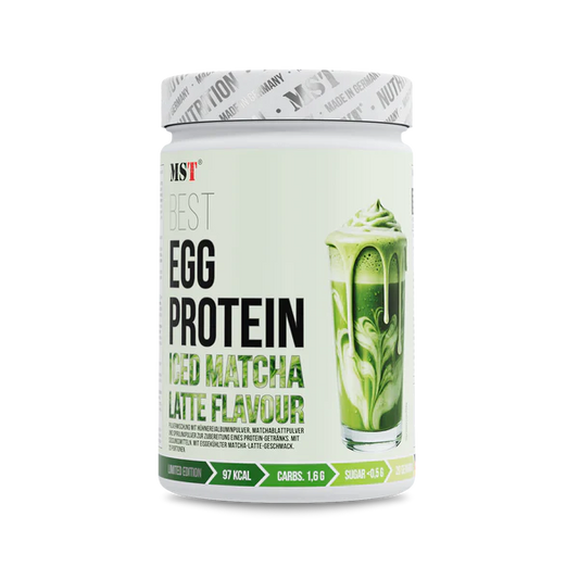 Kaffee Sorten-Großset: MST EGG Protein + Body Attack + 2 weitere – MST - EGG Protein Matcha Latte (500g)