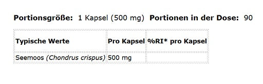 KIKI Health Sea Moss Organic 90 Kapseln